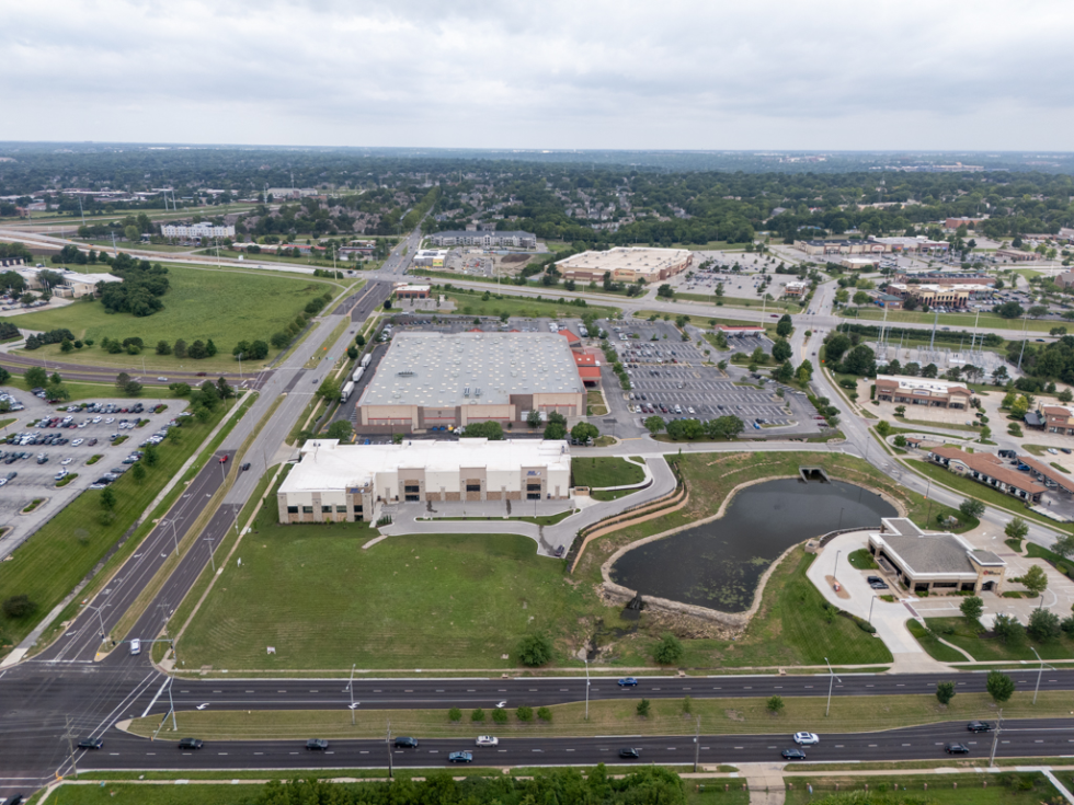 Storage facility aerial