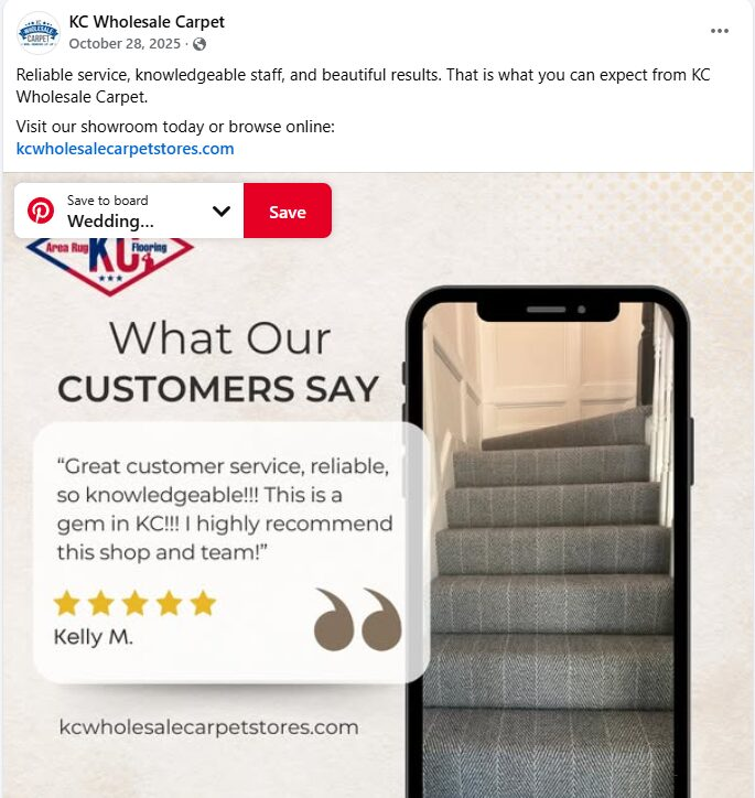 KC Flooring social media campaign