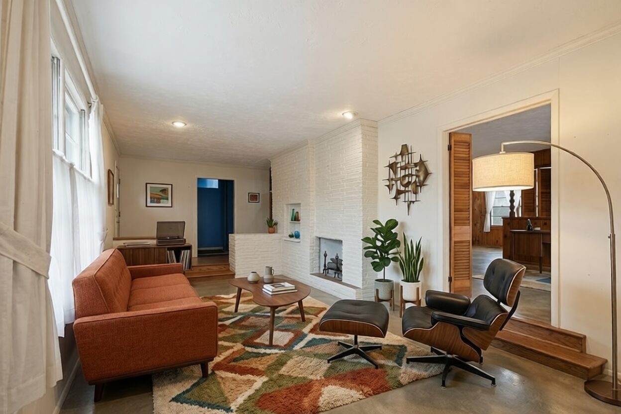 Virtual Staging — Living Room, Kansas City Real Estate