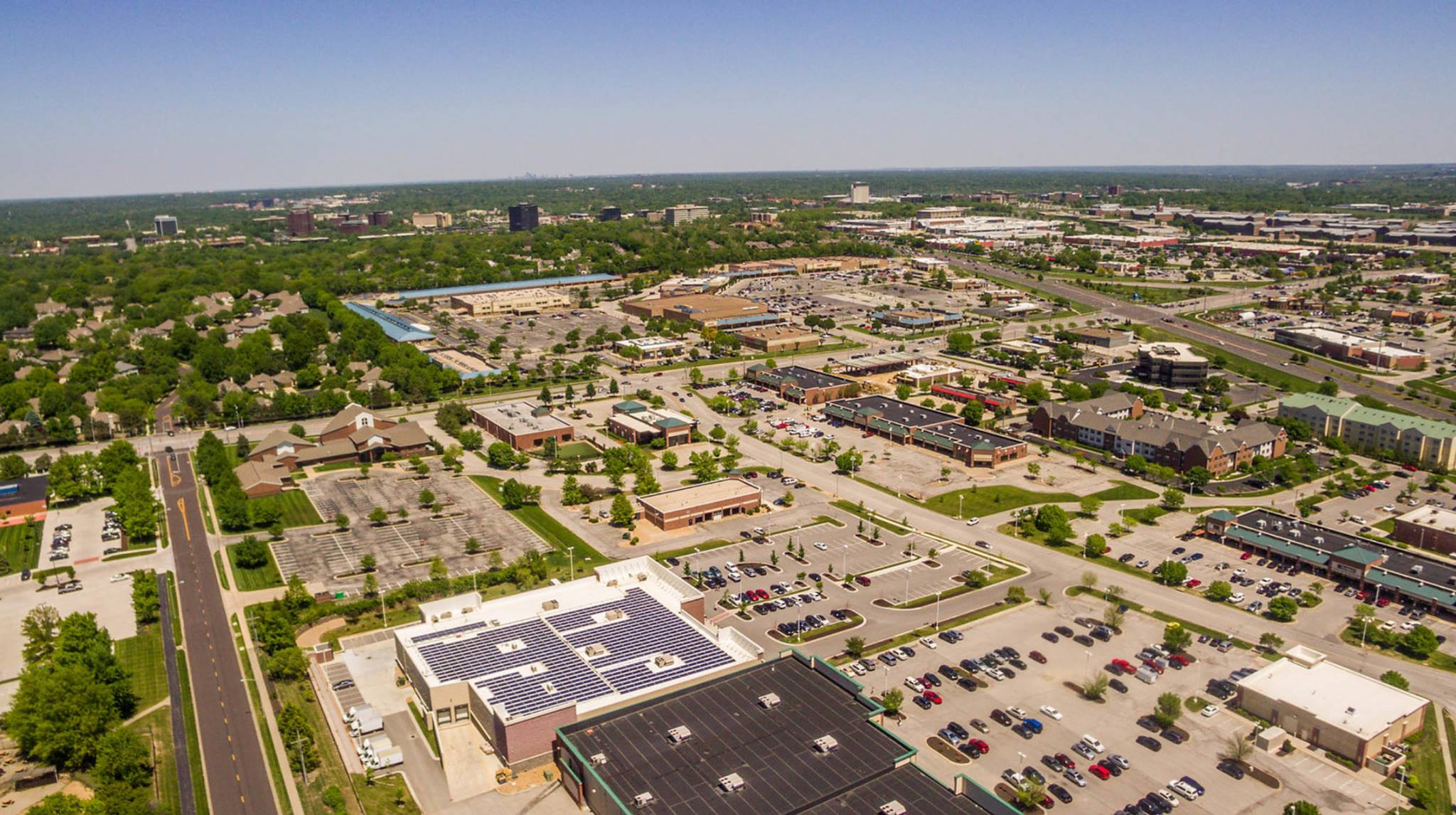 Commercial property aerial