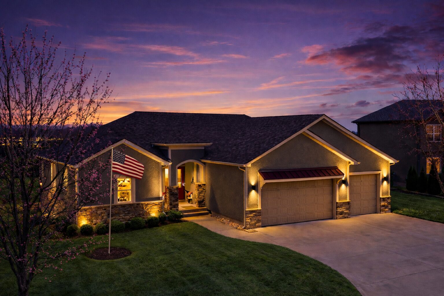 Virtual Twilight Real Estate Photography — Kansas City